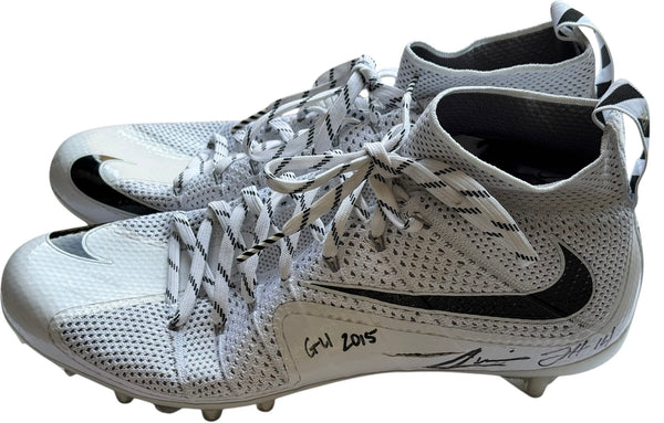Jarvis Landry Autographed 2015 Nike Game Used Spikes