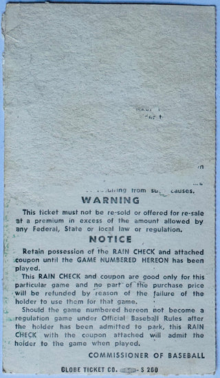 Reggie Jackson Catfish Hunter Signed 1973 World Series Ticket Stub Game #1  10/13/1973