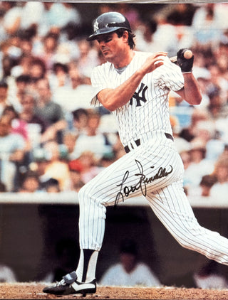 Lou Piniella Autographed 8x10 Baseball Photo