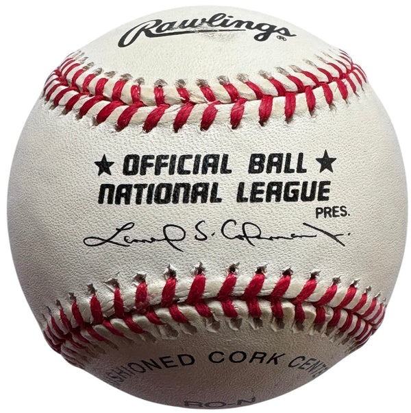 Del Crandall Autographed Official National League Baseball