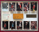Michael Jordan Big Shots Retirement Photo With Signed Floor Piece #137/230 (UDA)