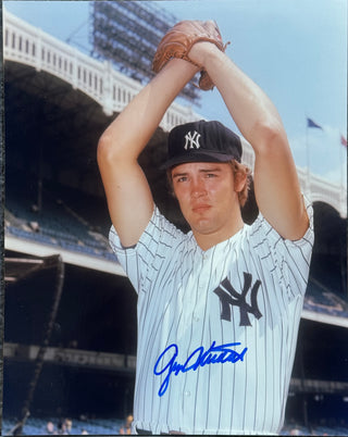 George Medich Autographed Yankees 8x10 Baseball Photo