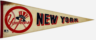 1970's New York Yankees Large Vintage Pennant Banner