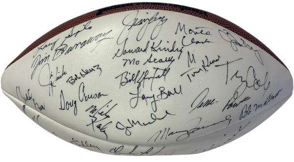 1972 Super Bowl VII Champion Miami Dolphins Autographed Wilson Football (JSA)