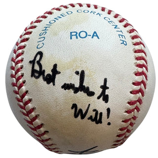 Albert Belle Autographed Official American League Baseball (JSA)