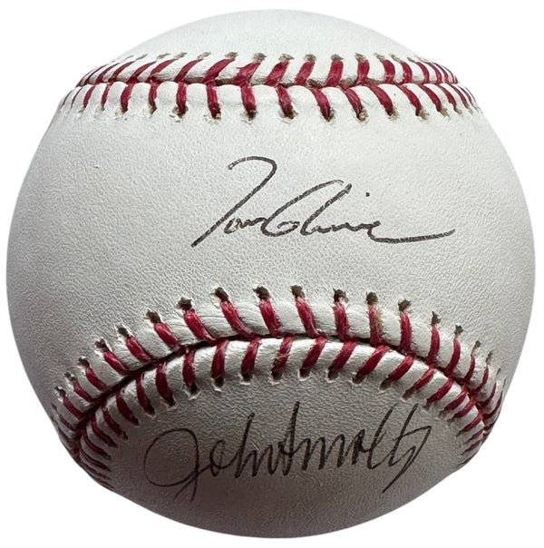 Tom Glavine & John Smoltz Autographed Official Major League Baseball (JSA)