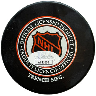 Bernie Parent Autographed Official Hockey Puck (JSA)