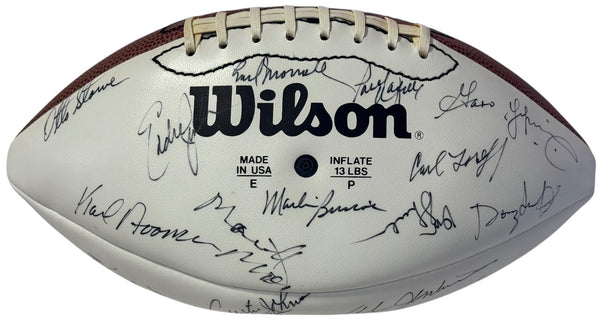 1972 Super Bowl VII Champion Miami Dolphins Autographed Wilson Football (JSA)