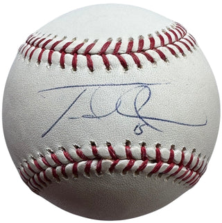 Travis D'Arnaud Autographed Official Major League Baseball (JSA)