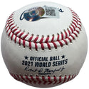Eddie Rosario Autographed 2021 World Series Official Major League Baseball (Beckett)