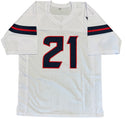 Calen Bullock Autographed Custom Texans Jersey (Beckett Witness)