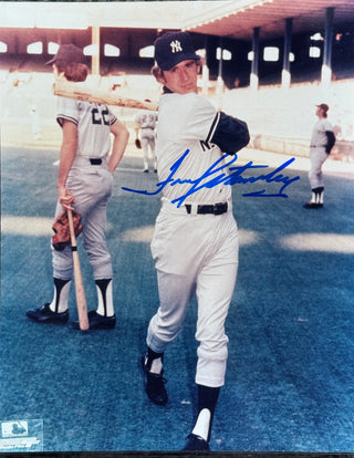 Fred Stanley Autographed Yankees 8x10 Baseball Photo