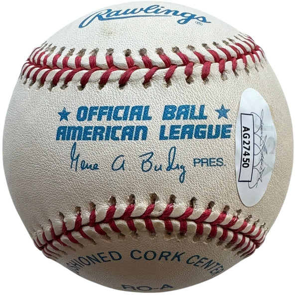 Graig Nettles Autographed Official American League Baseball (JSA)