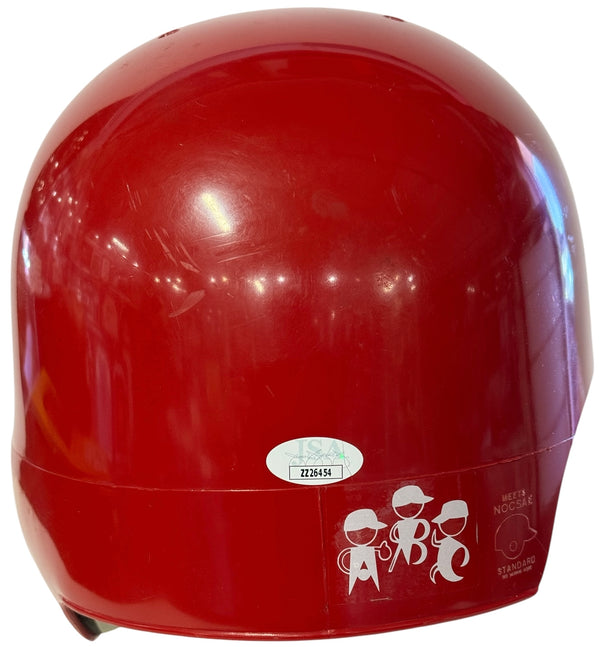 Cincinnati Reds Big Red Machine Signed Authentic Diamond Collection Batting Helmet (JSA)