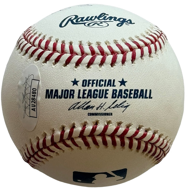 Charlie Manuel Autographed Official Major League Baseball (JSA)