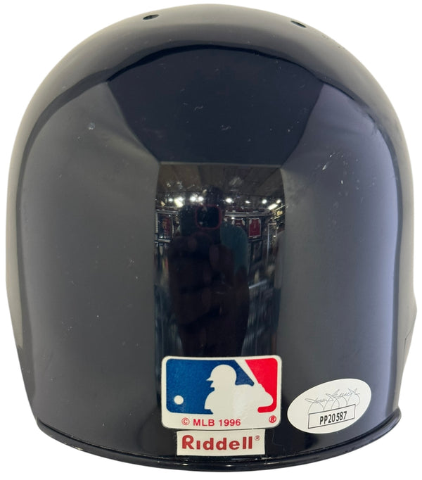 Whitey Ford Autographed New York Yankees Mini Helmet (JSA)