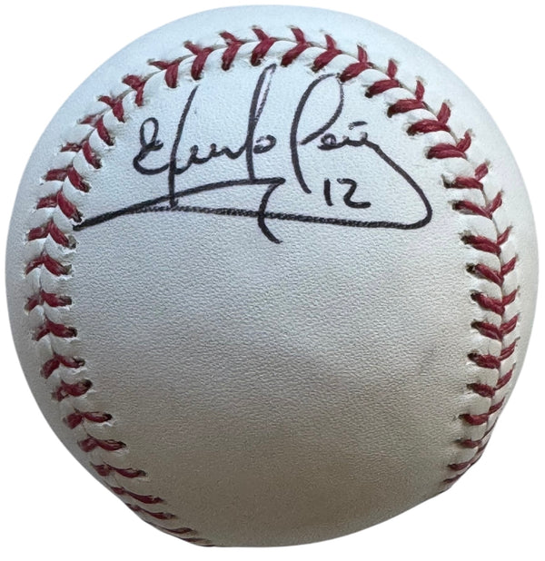 Eddie Perez Autographed Official Major League Baseball