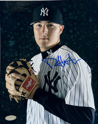 Phil Hughes Autographed Yankees 8x10 Baseball Photo (Steiner)
