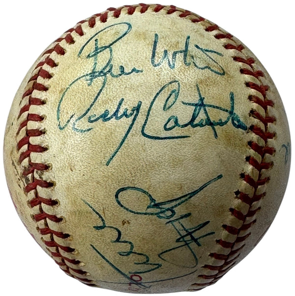 Hall Of Famers and Stars Old Timers Classic Autographed Official Baseball (JSA)