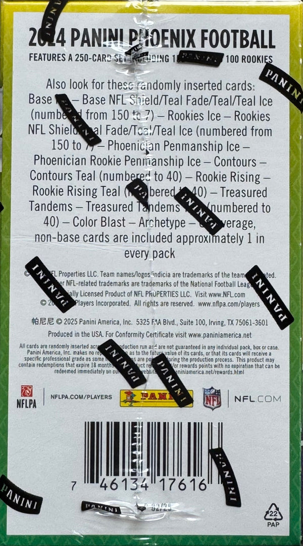 2024 Panini Phoenix Football Hobby Blaster Box