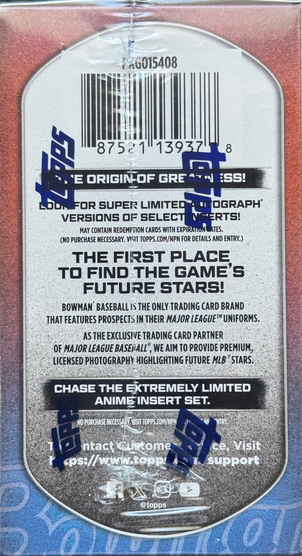 2025 Bowman Baseball Blaster Box