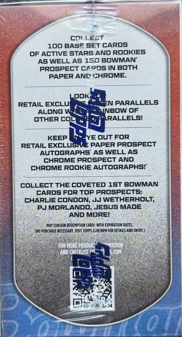 2025 Bowman Baseball Blaster Box