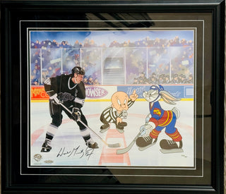 Wayne Gretzky Signed "The Great Ones" L.E. Cel 368/750 Upper Deck & Warner Bros. 1995