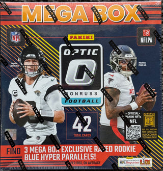2024 Panini Donruss Optic NFL Mega Box (Exclusive Blue Hyper Parallels)