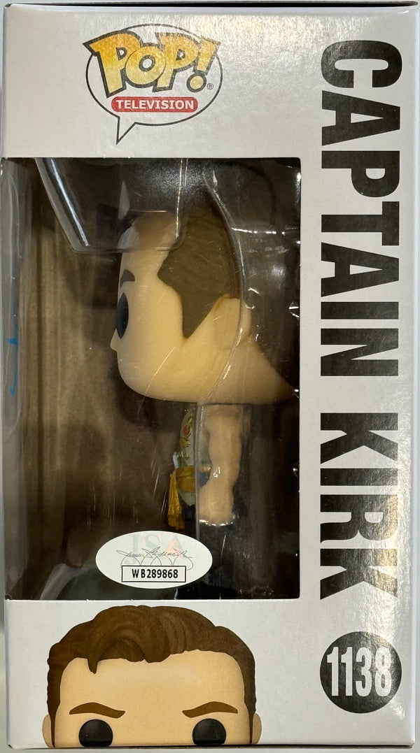 William Shatner Autographed Star Trek Captain Kirk Funko Pop #1138 (JSA)
