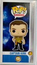 William Shatner Autographed Star Trek Captain Kirk Funko Pop #1138 (JSA)