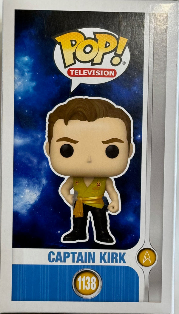 William Shatner Autographed Star Trek Captain Kirk Funko Pop #1138 (JSA)