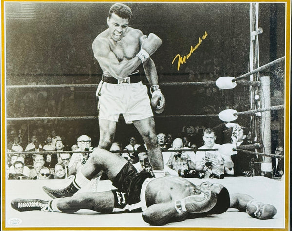 Muhammad Ali Autographed Framed 16x20 Photo (JSA)