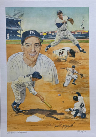 Phil Rizzuto Autographed 14x20 Baseball Litho LE #83/500