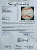 Hank Aaron Autographed Official National League Baseball (JSA)