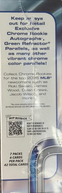 2025 Topps Chrome Baseball Mega Box
