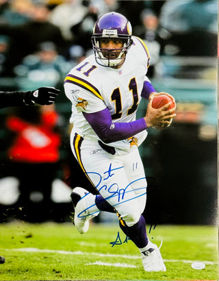 Daunte Culpepper Autographed 16x20 Football Photo (JSA)