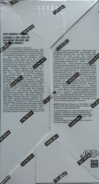2025 Panini Donruss Football Hobby Box