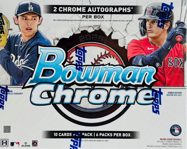 2025 Bowman Chrome Baseball Hobby Box