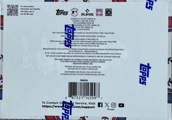 2025 Bowman Chrome Baseball Breaker Delight Box