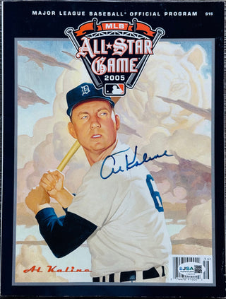 Al Kaline Autographed 2005 All Star Game Program Book (JSA)