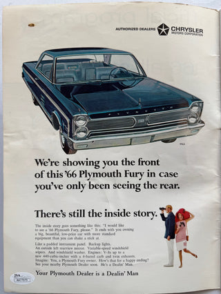 Brooks Robinson Signed 1966 All Star Game Program (JSA)