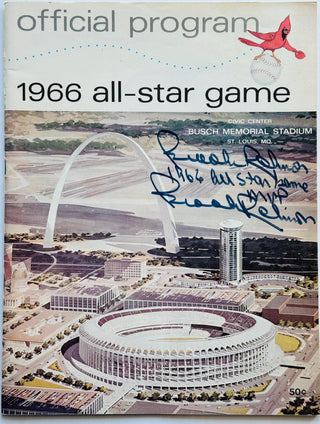 Brooks Robinson Signed 1966 All Star Game Program (JSA)