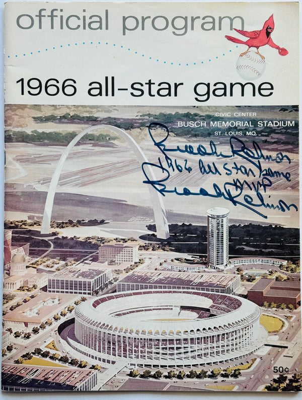 Brooks Robinson Signed 1966 All Star Game Program (JSA)
