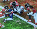 James White Autographed Patriots 16x20 Football Photo (PSA)