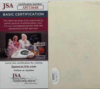 Hank Ketcham signed 3x5 index "Dennis The Menace "signed cartoonist autograph (JSA)