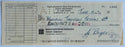 Sy Berger Autographed Cancelled Check
