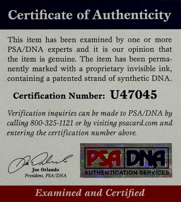 Drew Brees Autographed Authentic Wilson Football (PSA)