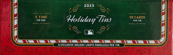 2025 Topps Holiday Baseball Tin Box (3 Ct.)