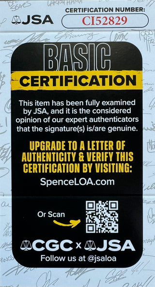 Warren Spahn Autographed 8x10 Baseball Photo (JSA)