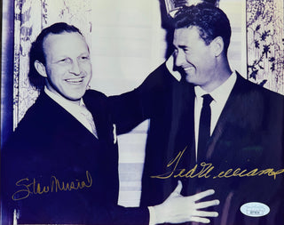 Stan Musial & Ted Williams Autographed 8x10 Baseball Photo (JSA)